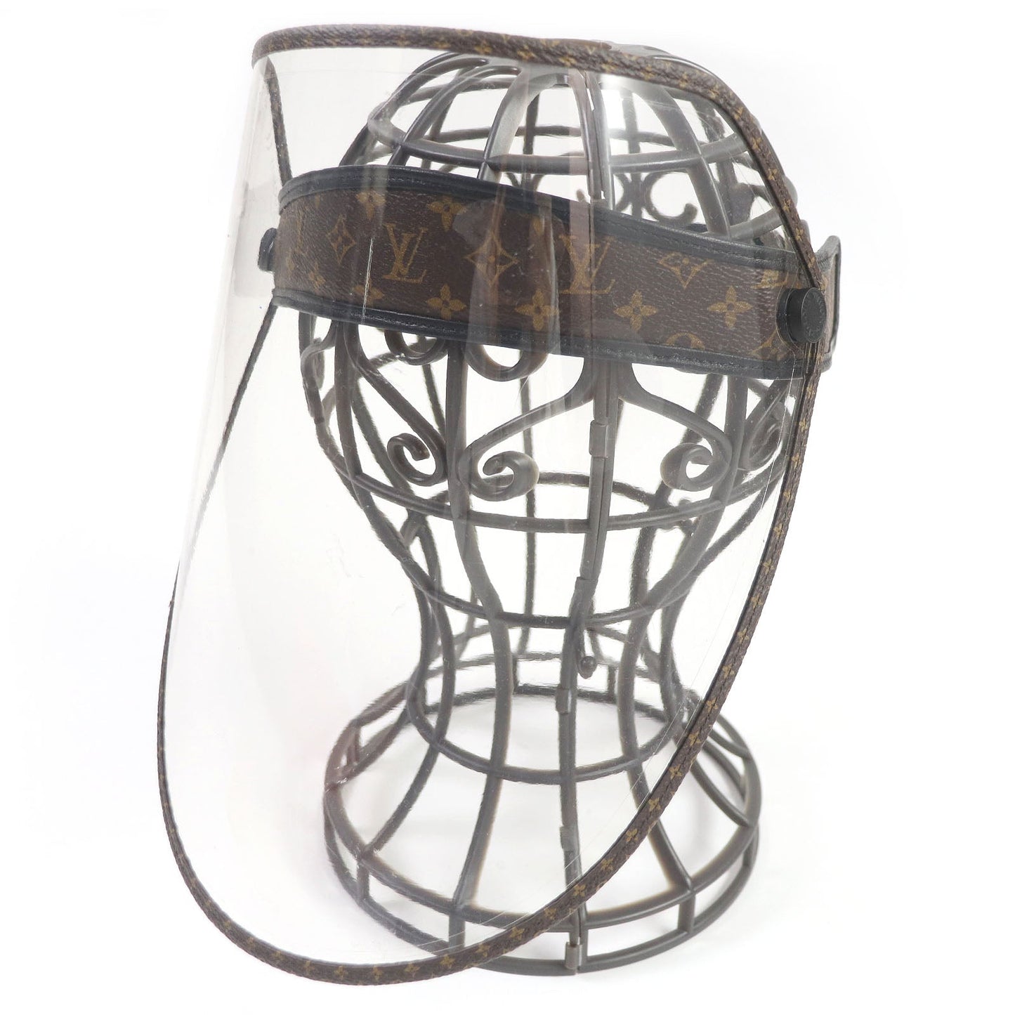 Louis Vuitton Sun visor M76727 Part clear Monogram Canvas Brown Handbag