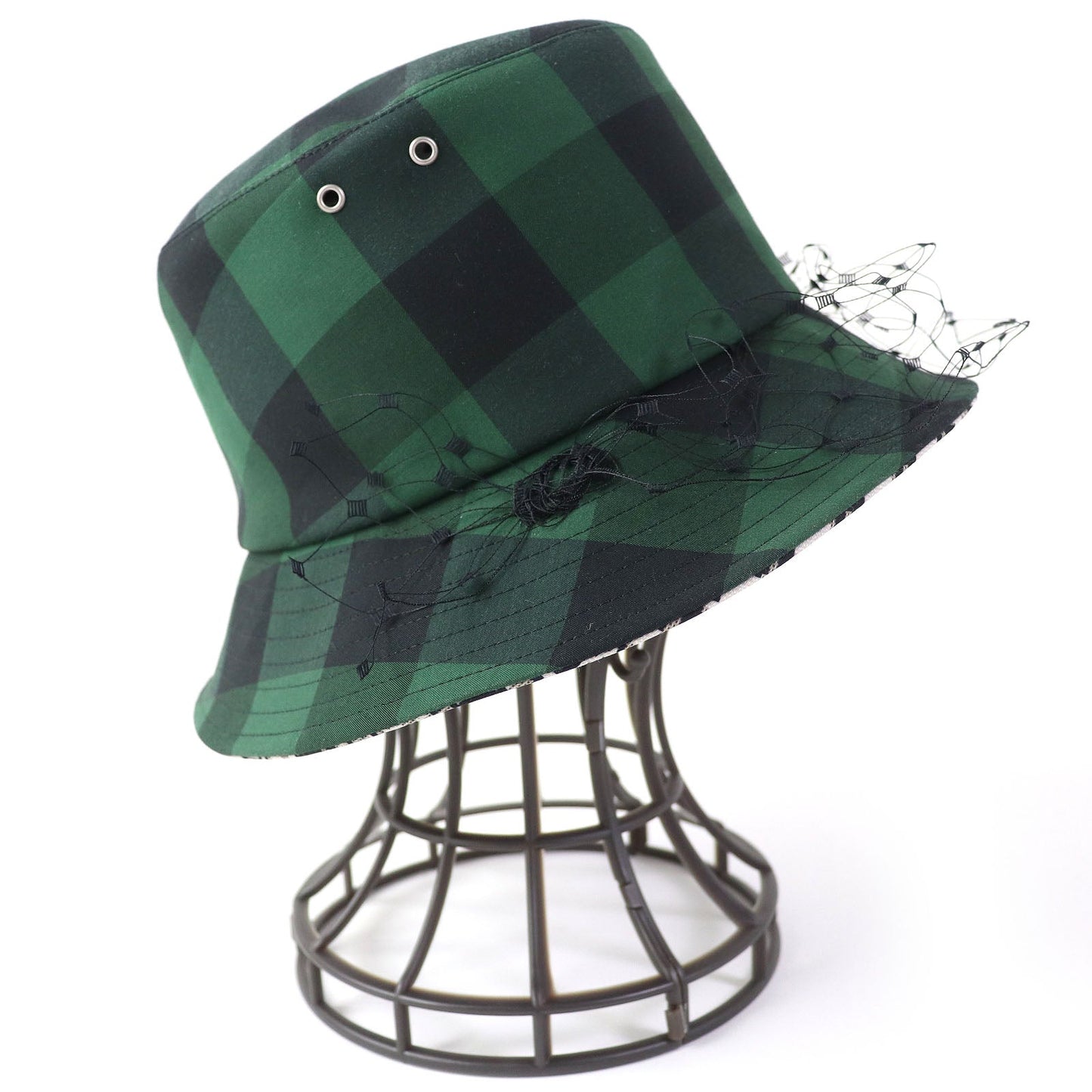 Dior Christian Hat Outer Material: % Polyester, Outer Nylon Green Travel Bag