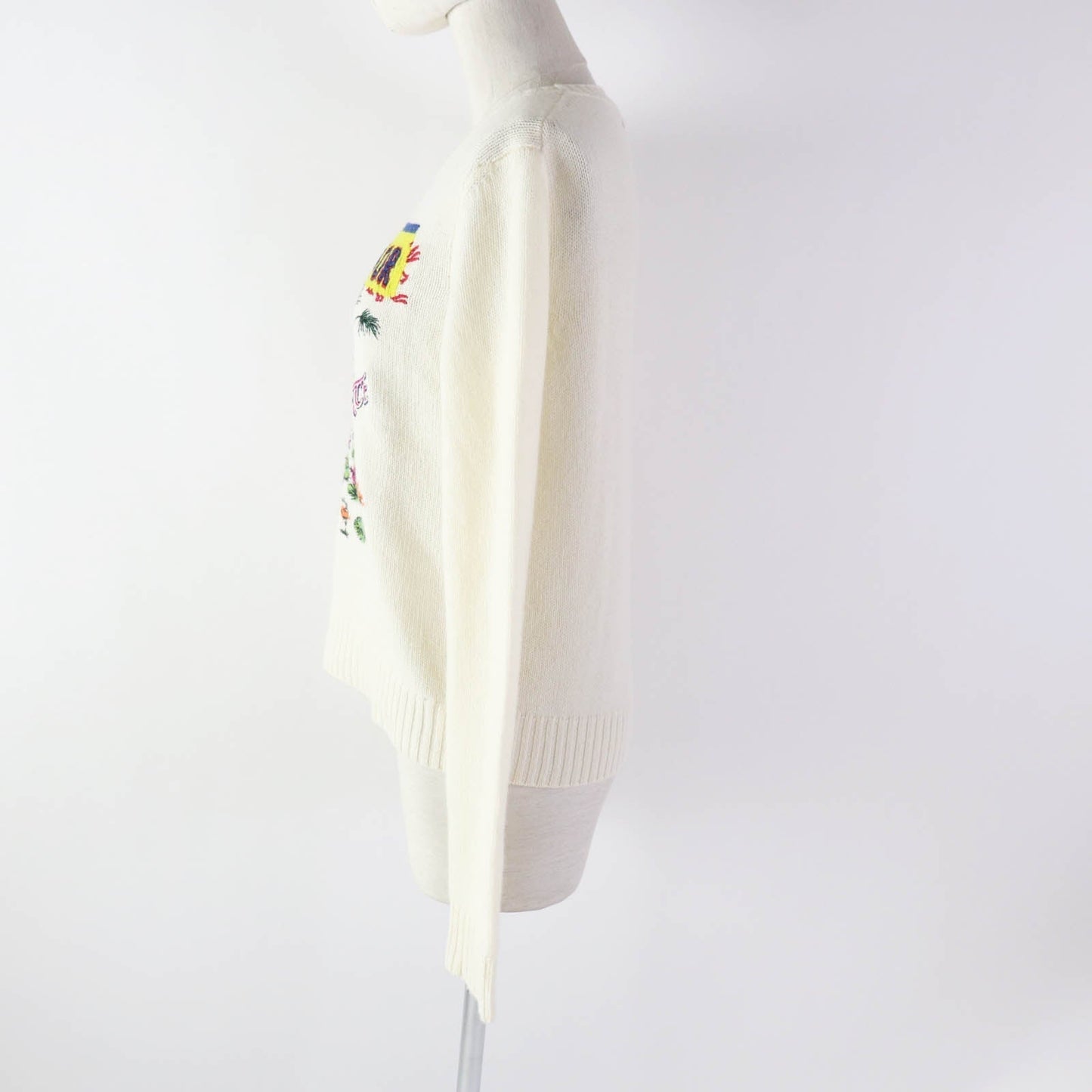 Dior Christian Knit Outer: % Cashmere, Part: % White Travel Bag