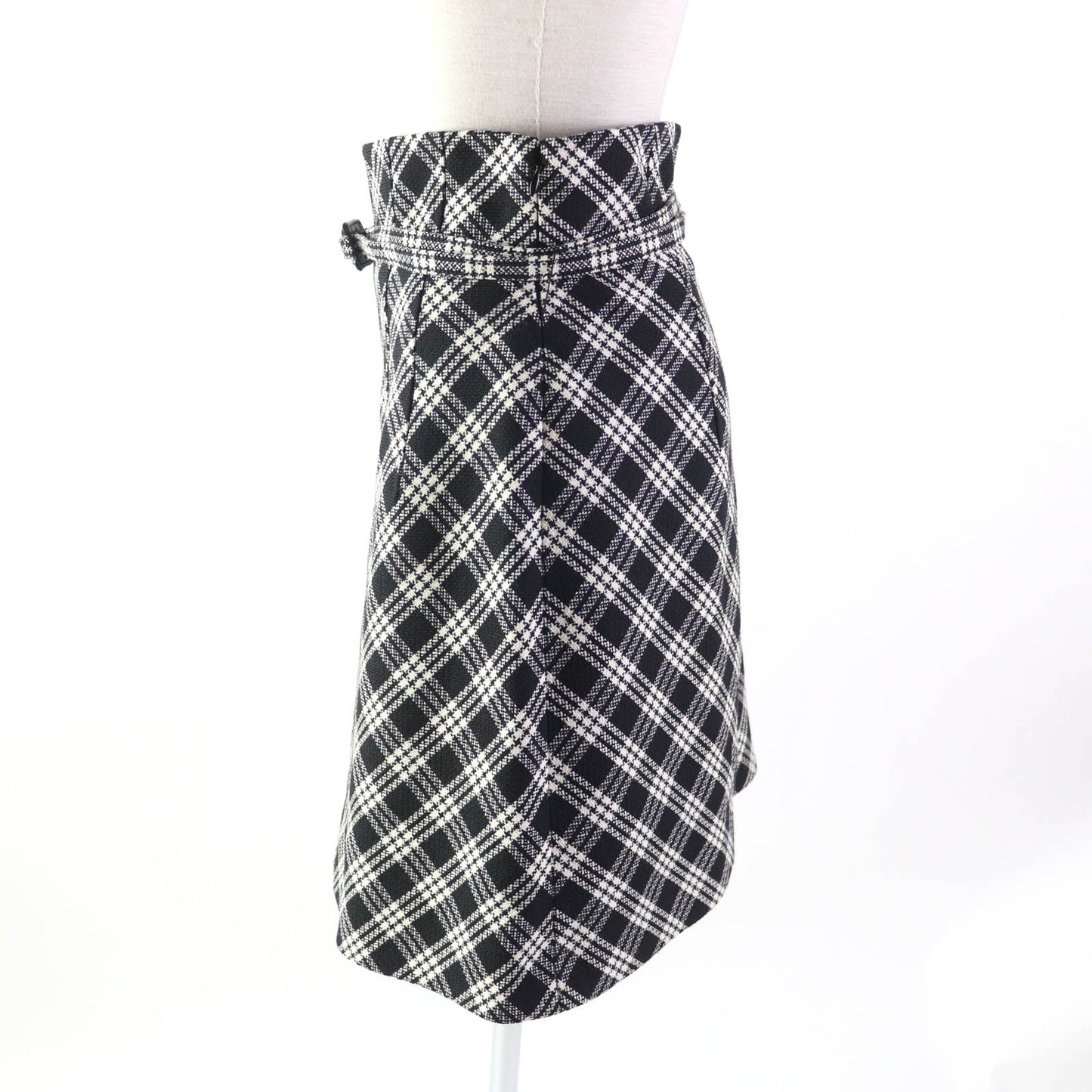 Dior Christian Skirt Outer: % Wool, Lining: % Black White Travel Bag