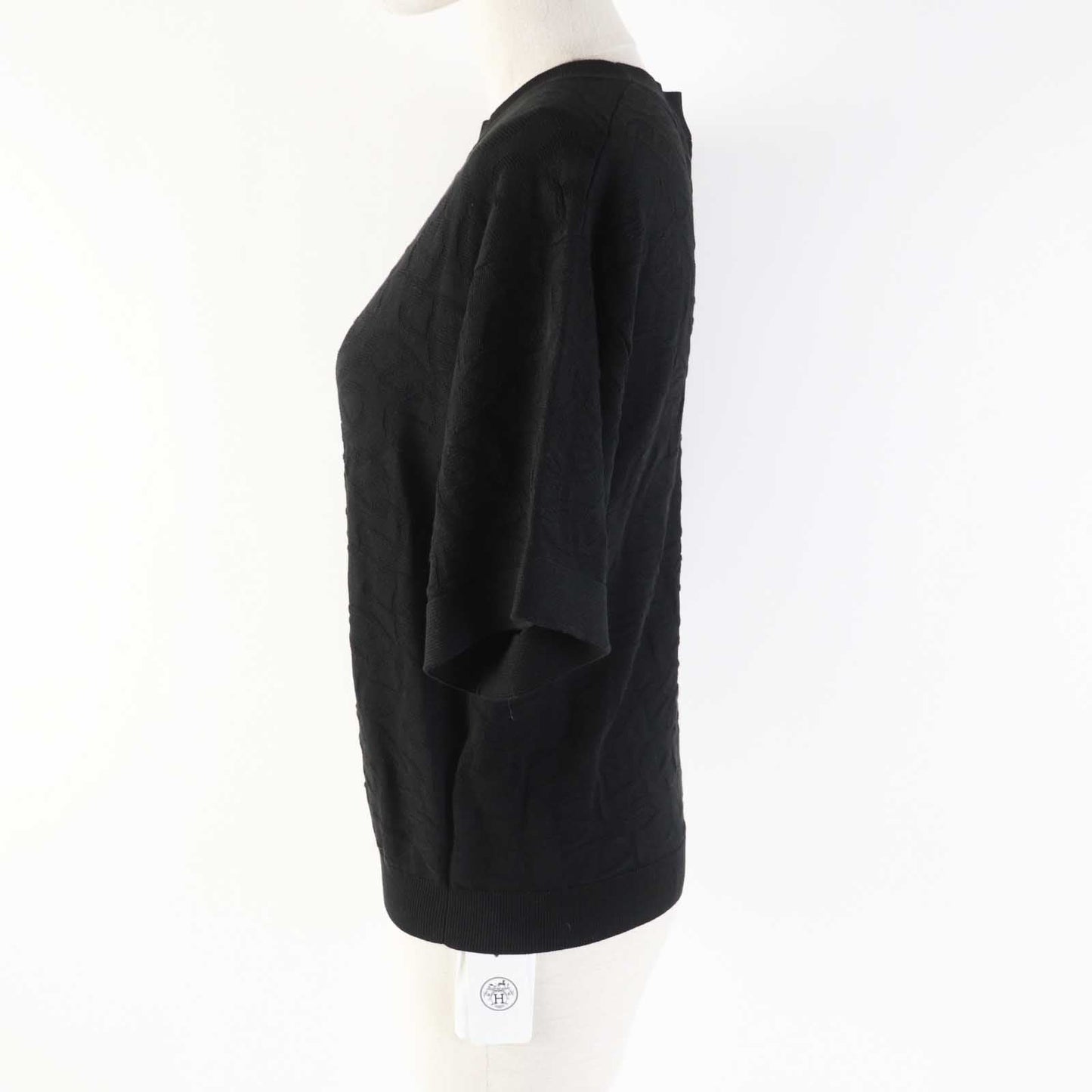 Short Sleeve Knit Outer Material: Silk, Outer Nylon Black Travel Bag