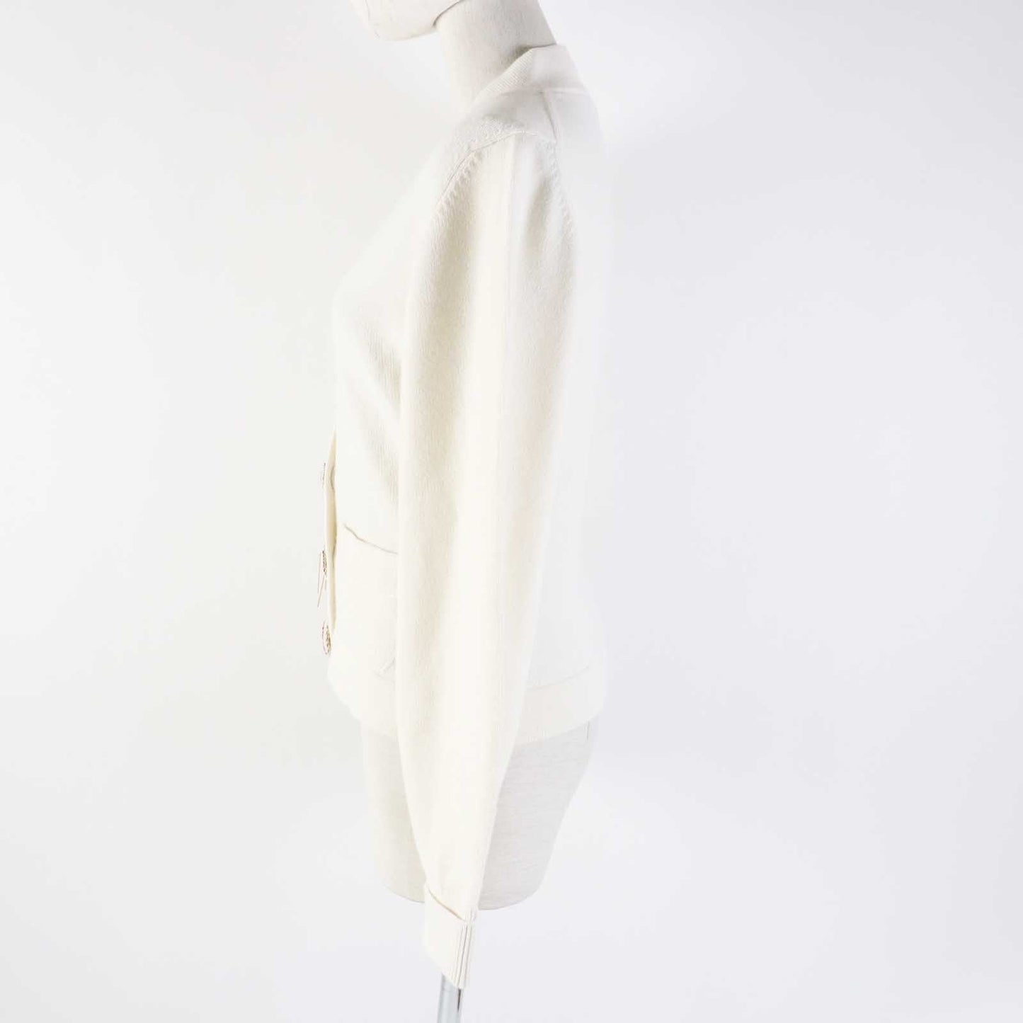 Chanel cardigan en 34 White Handbag
