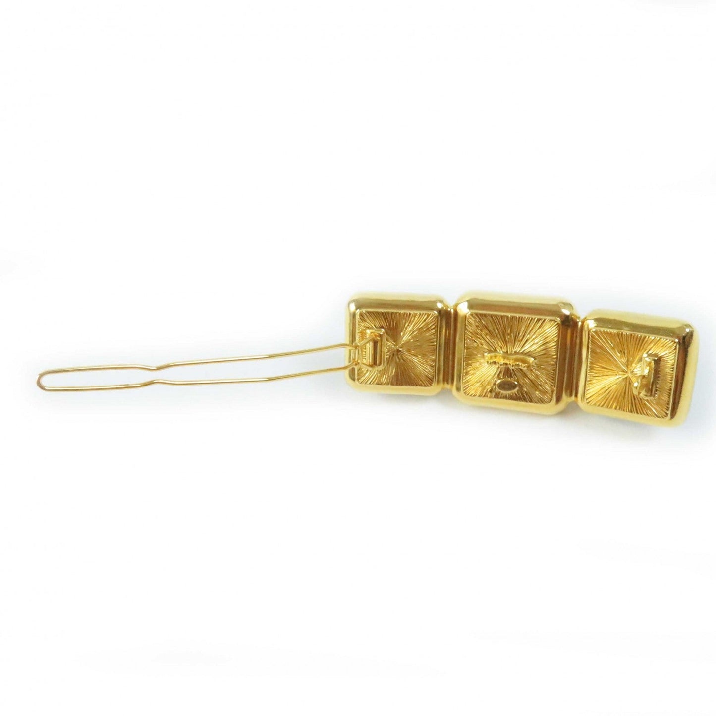 Chanel COCO Mark Hair Accessories Black Gold Bag