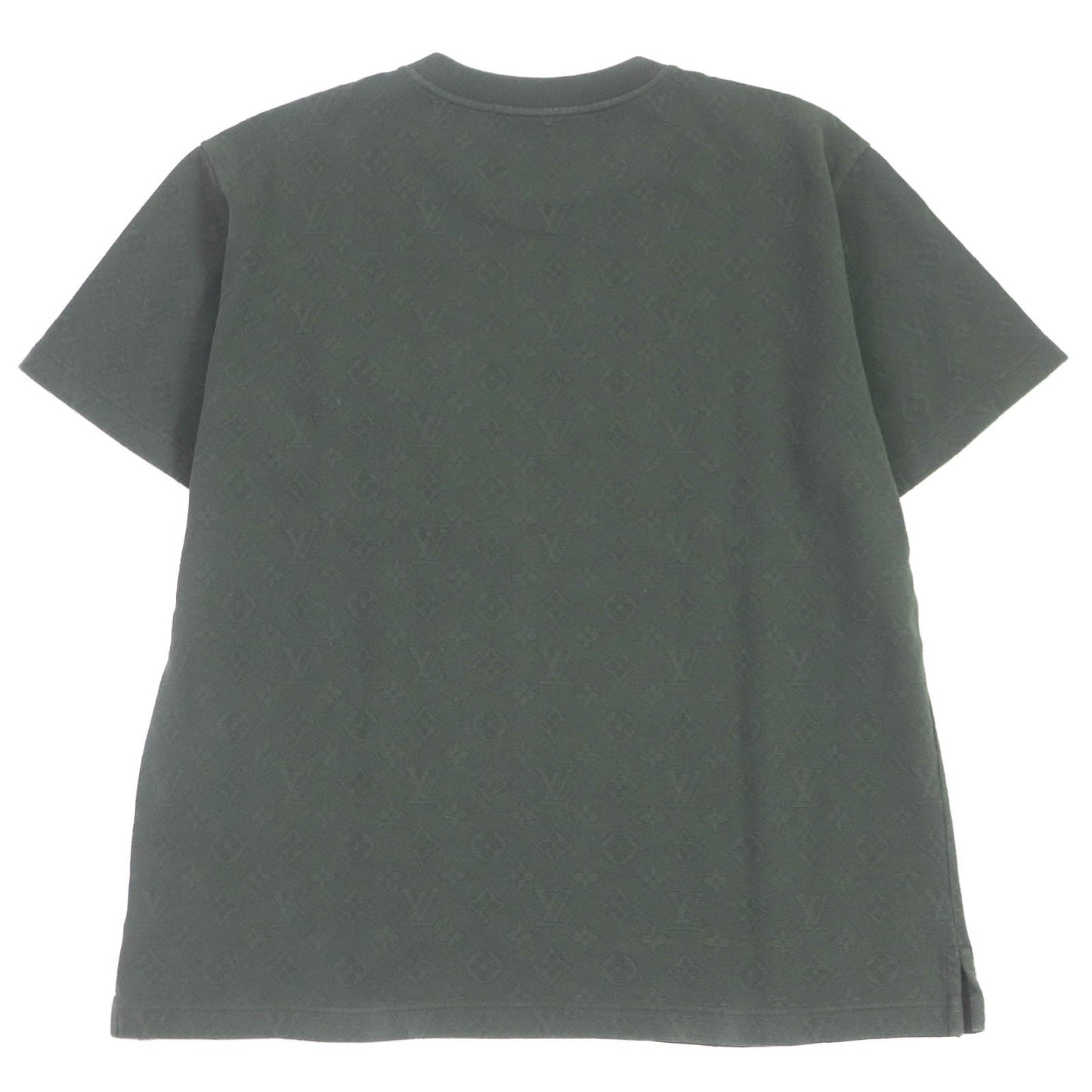 Louis Vuitton Short sleeve T-shirt HIY49W Cotton Green Apparel