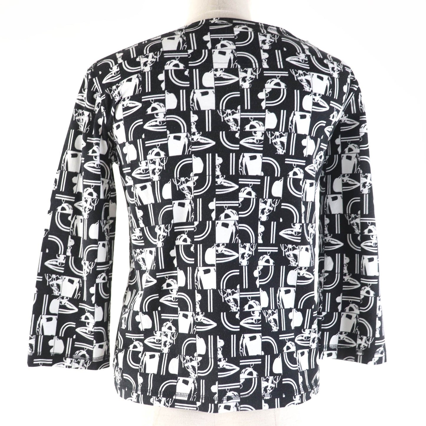 Cut Main: Cotton De Gala En Desordre Black White Travel Bag