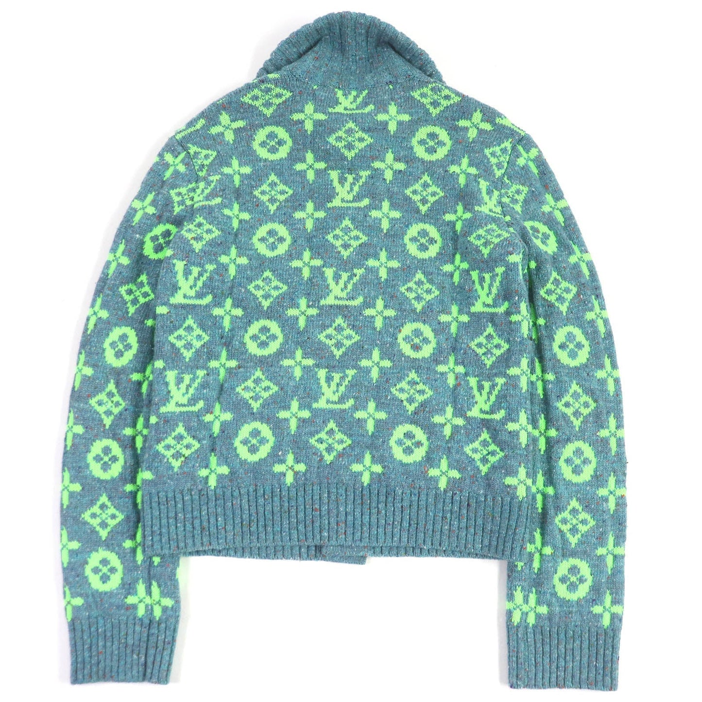 Louis Vuitton cardigan HMN83W 24 polyamide S Wool Blue Handbag