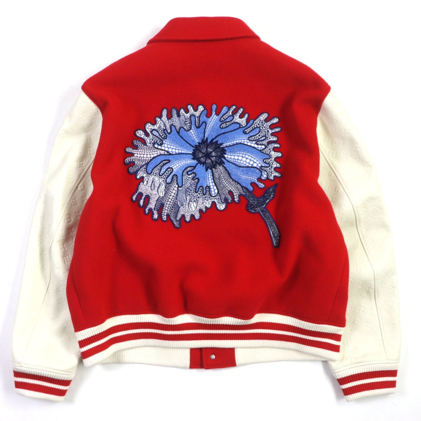 Louis Vuitton Jacket HOL31E 28 58 Wool Cotton White Red Apparel