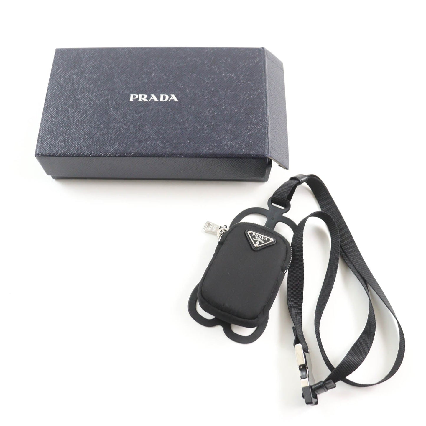 Pouch Handbag Nylon Black Travel Bag