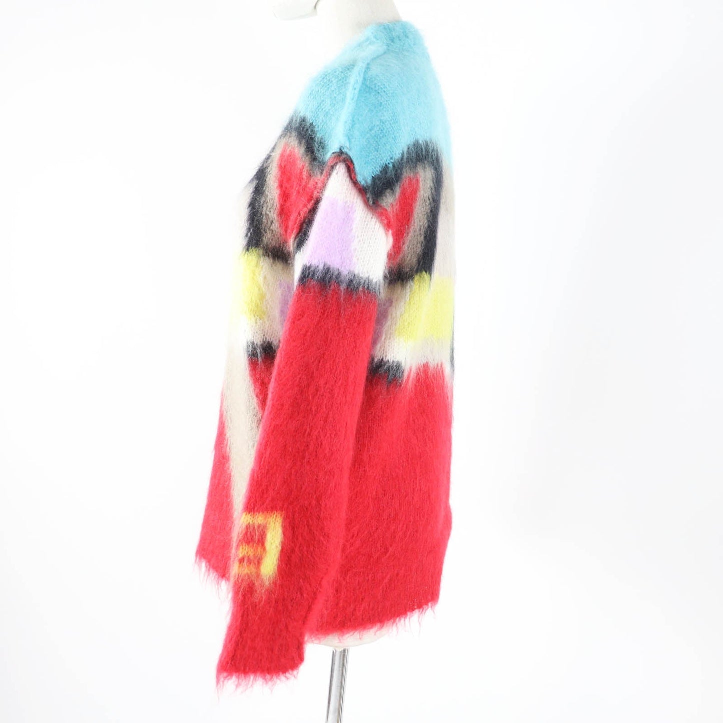 Fendi Knit Main Mohair Main Main Wool Multi Women Nylon Travel Bag