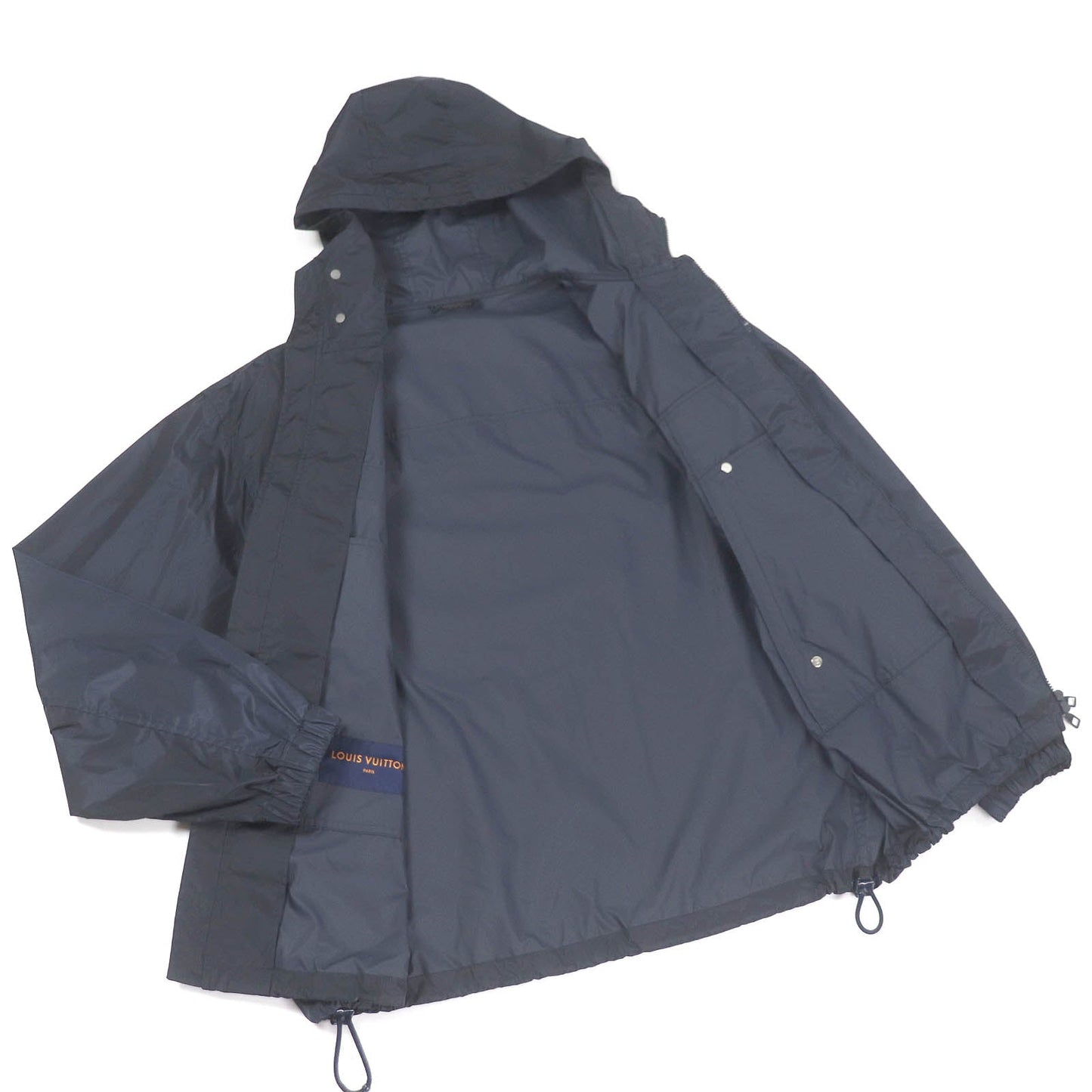Louis Vuitton jacket Part Cowhide 56 Nylon Navy Apparel