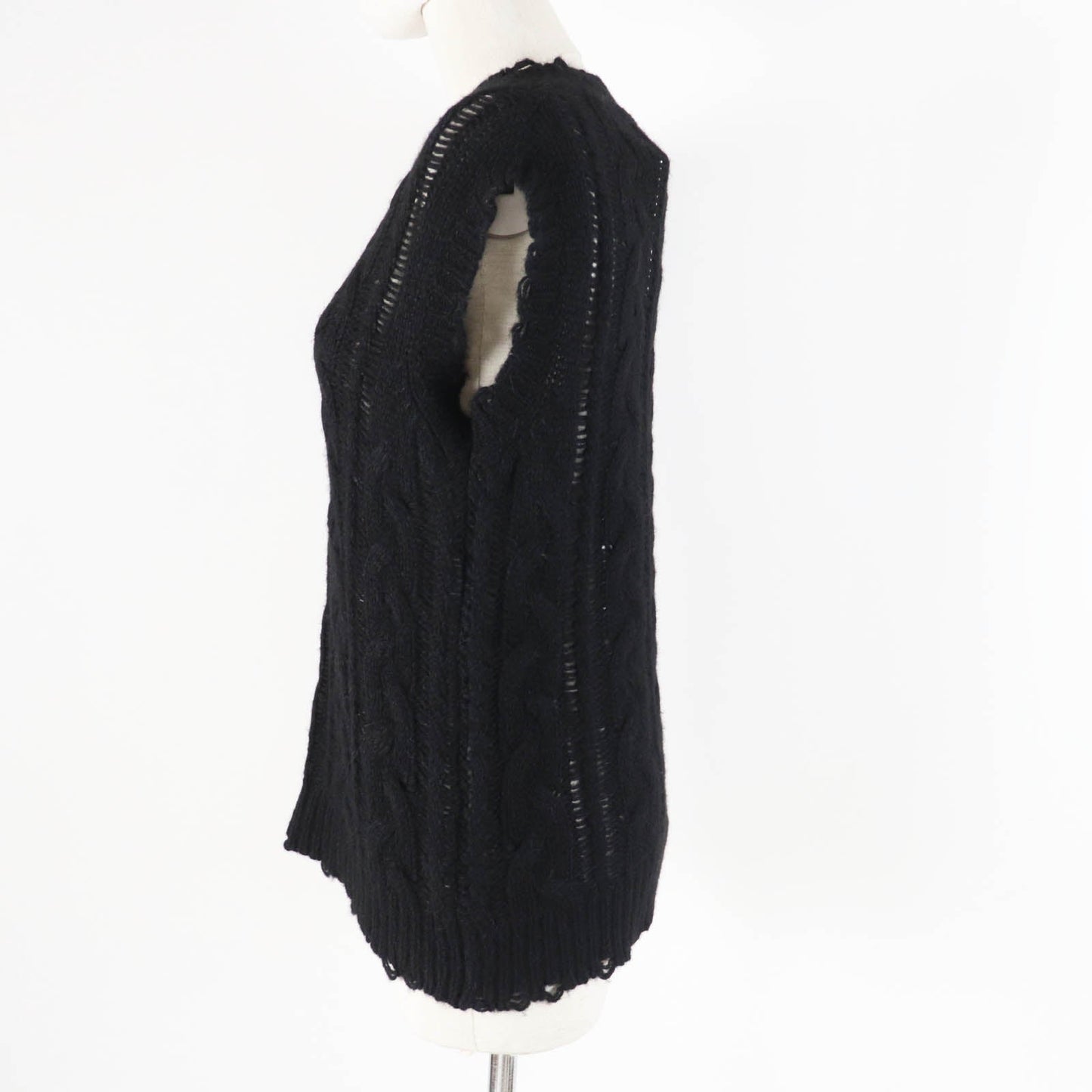 Dior Christian Vest Main: % Alpaca, Main: % Black Travel Bag