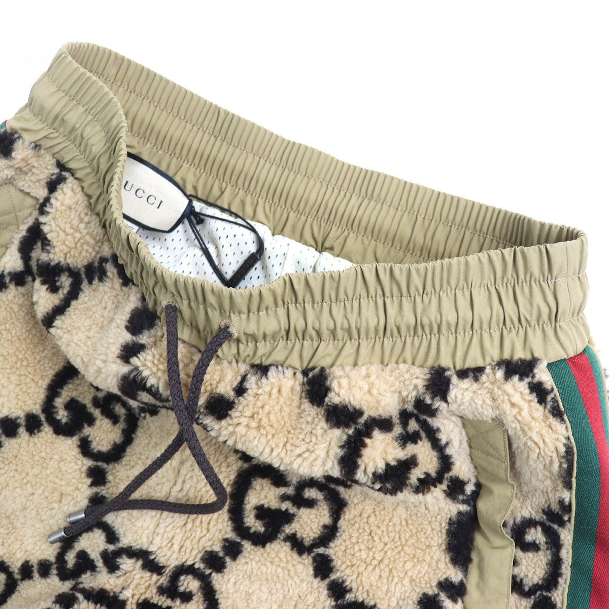 Gucci Part 94 Part 5 M Nylon Wool Cotton Beige Apparel