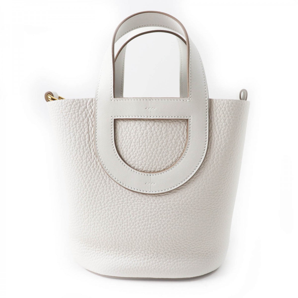 Hermes Handbag Main Ftaurillon Clemence In The Loop Women White Travel Bag