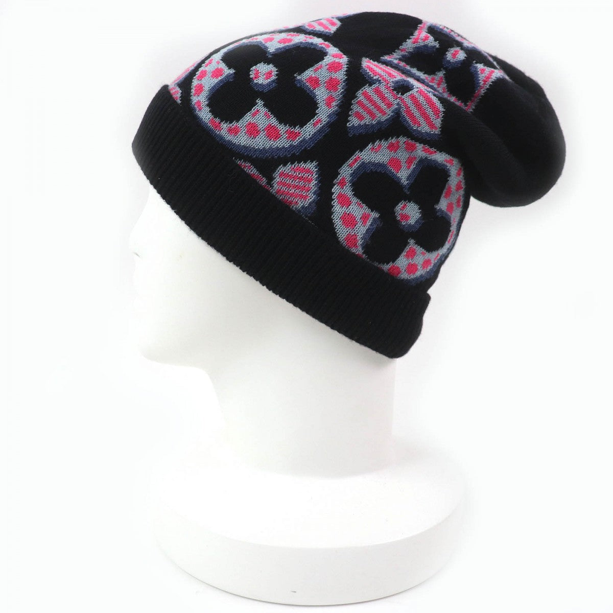 Louis Vuitton Knit M73898 Bone Giant Wool Black Blue Pink Apparel