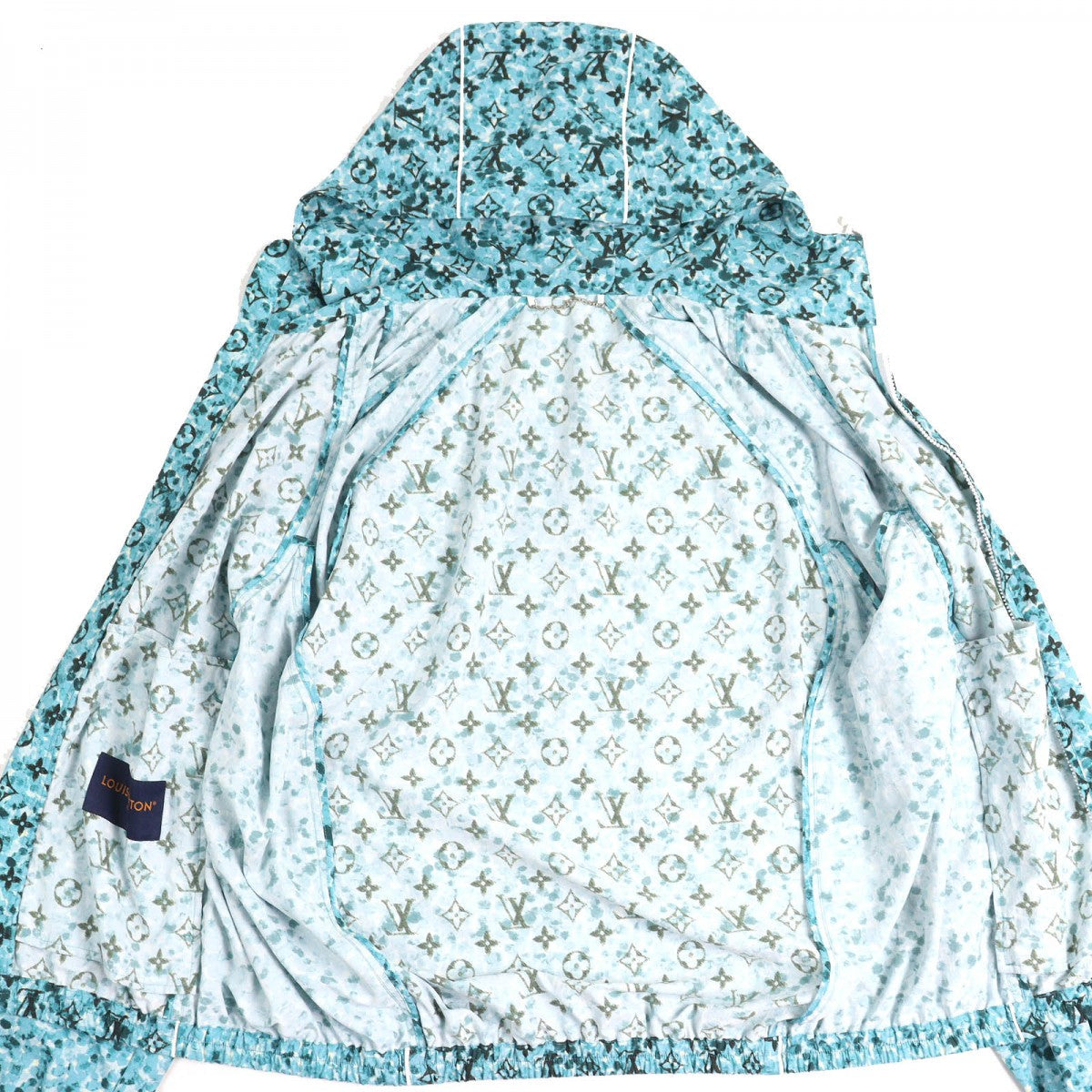 Louis Vuitton jacket Nylon Cotton Blue Apparel