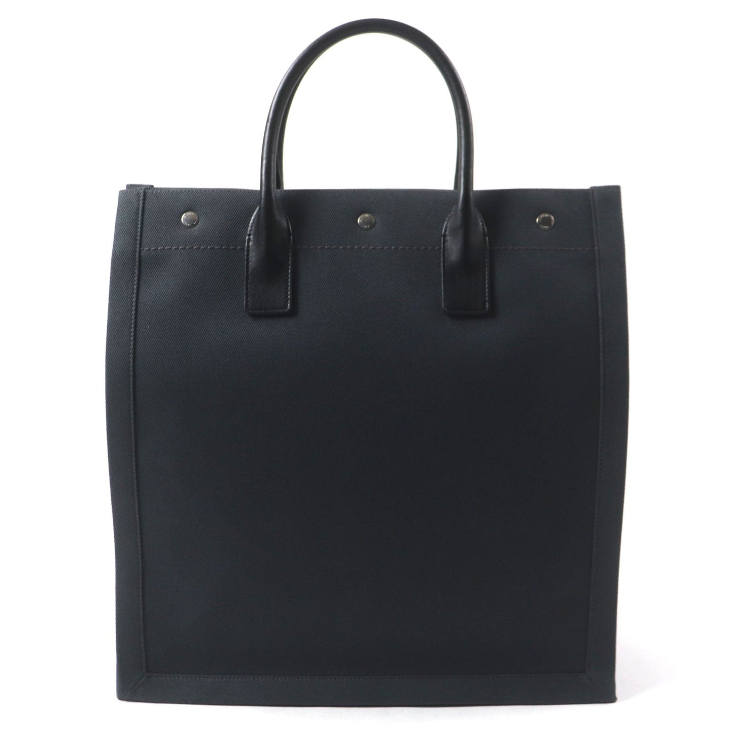 YSL Saint Laurent Paris Rive Gauche N S Tote Bag Leather Canvas
