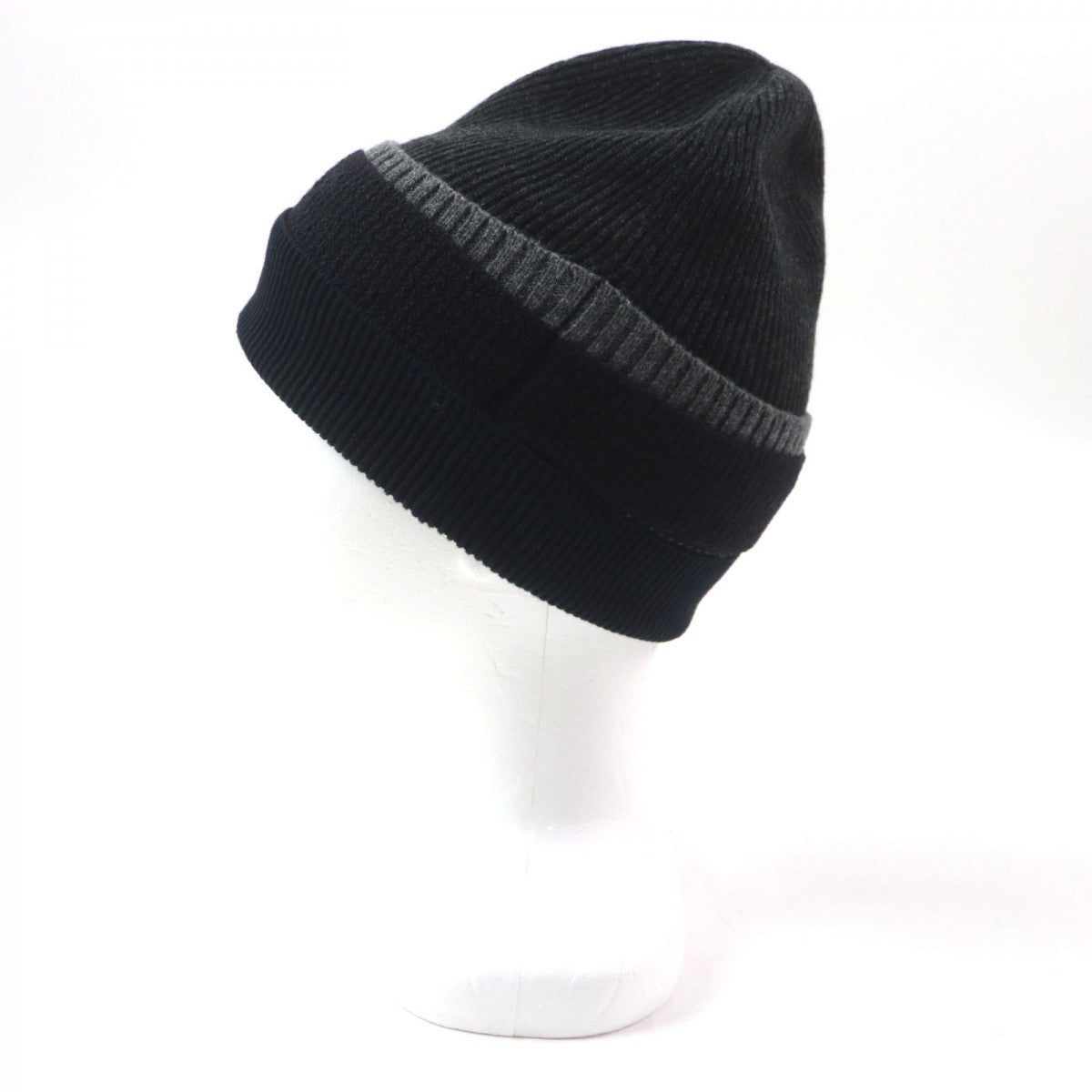 Louis Vuitton Knit Wool Cotton Black Navy Hat