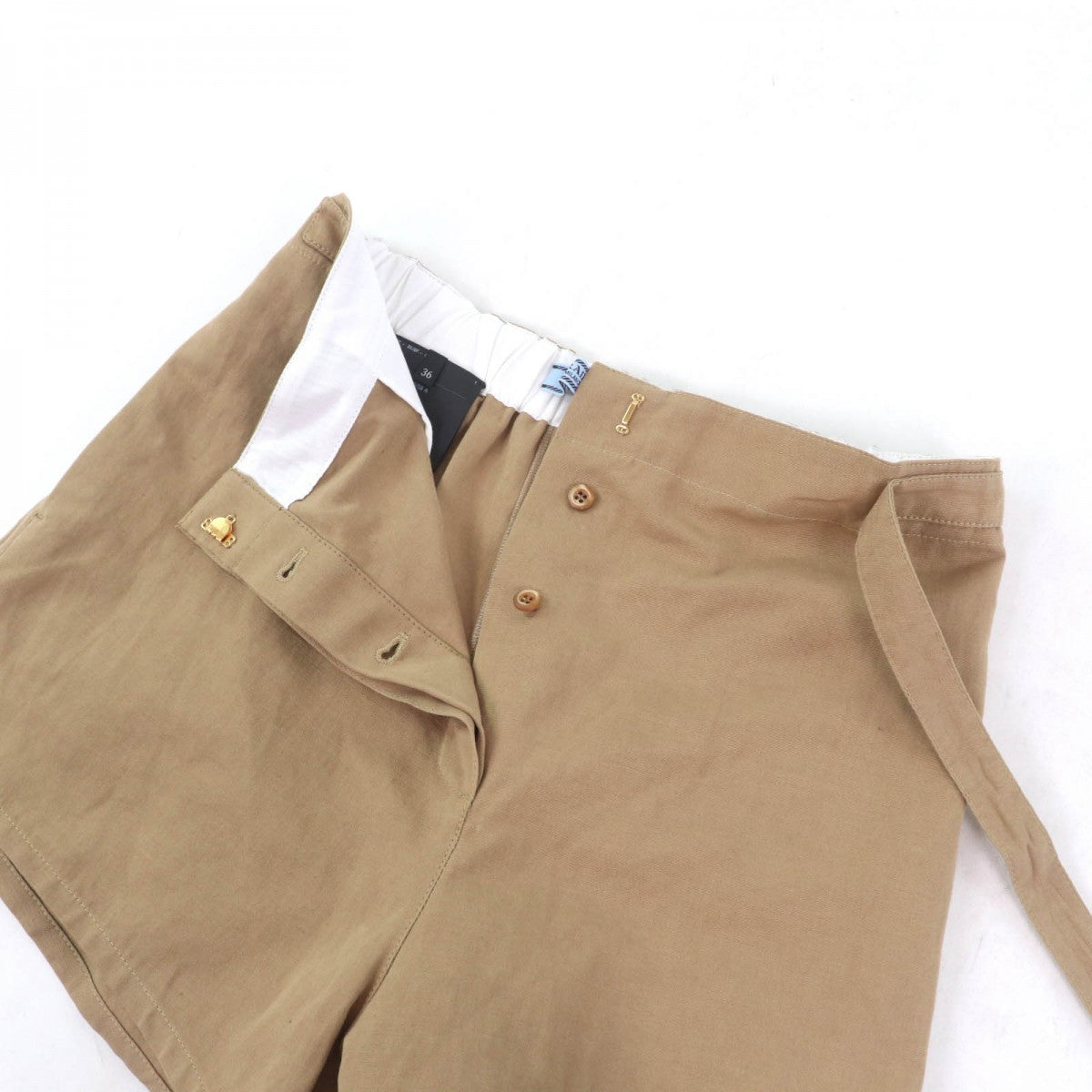 Shorts Main: % Cotton, Main: % Linen, Brown Travel Bag