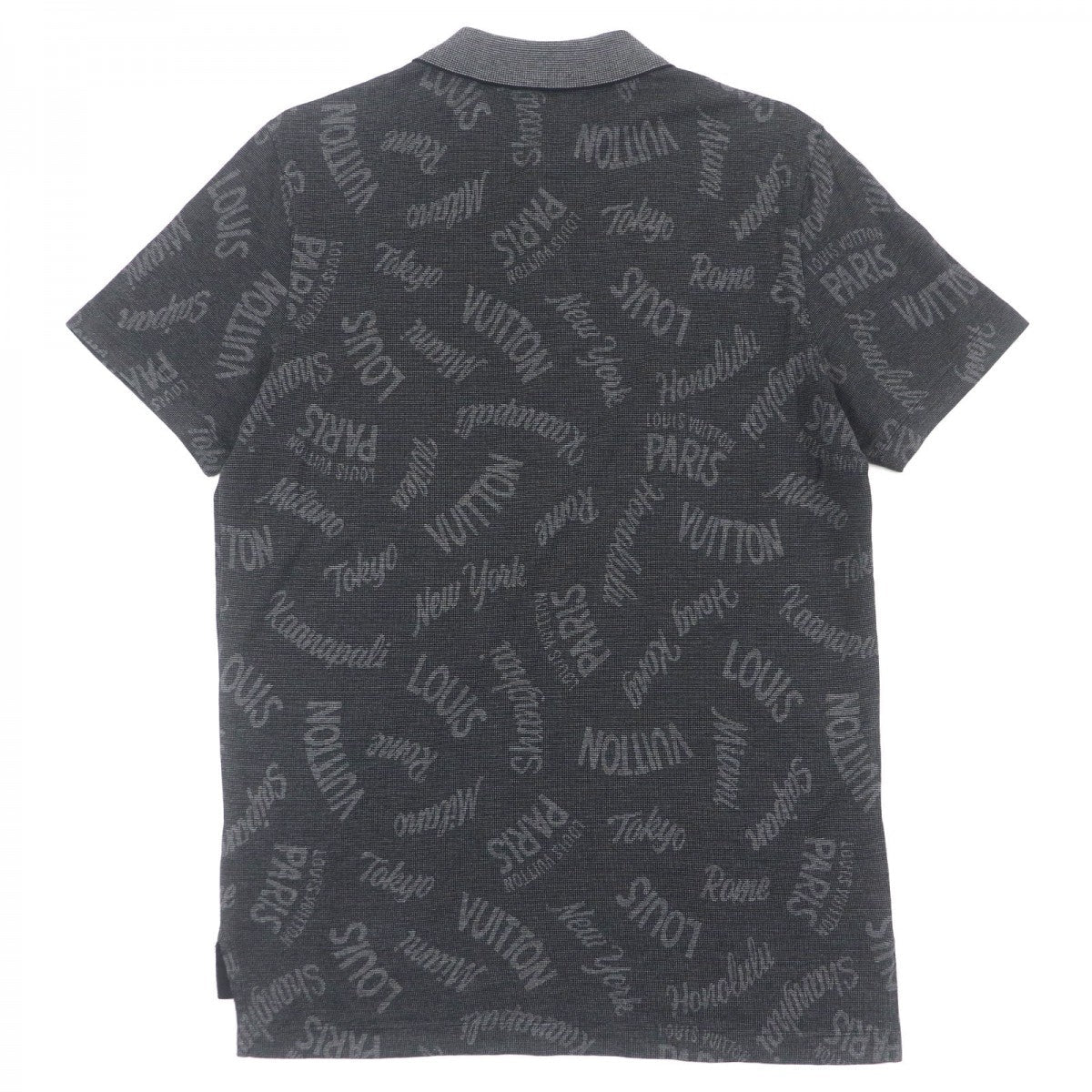 Louis Vuitton Short sleeve polo shirt M Cotton Black Apparel