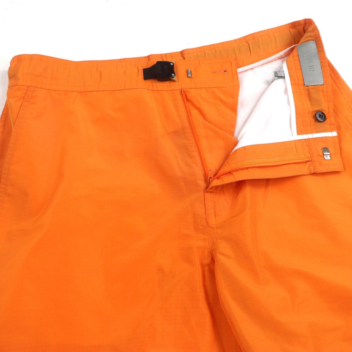 Dior Shorts Orange Handbag Nylon Travel Bag