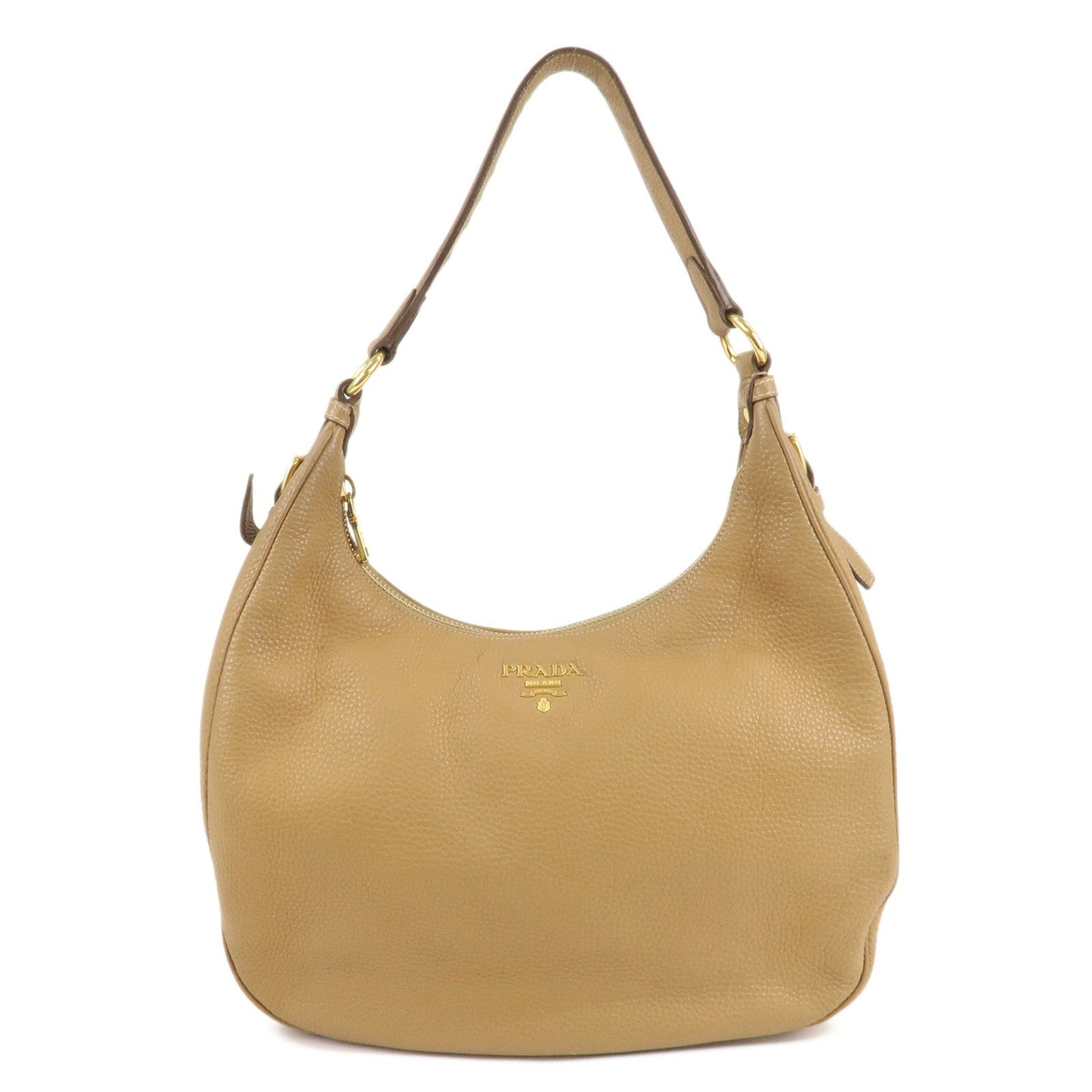 Shoulder Bag Hand Bag d Leather Beige