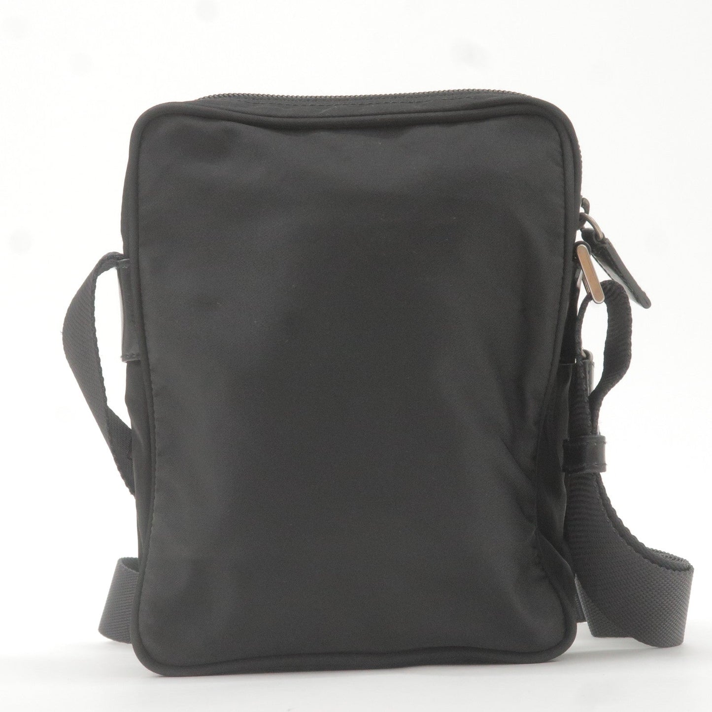 Prada Prada Logo Nylon Leather Shoulder Bag Nero Black Bt0169 36626 15