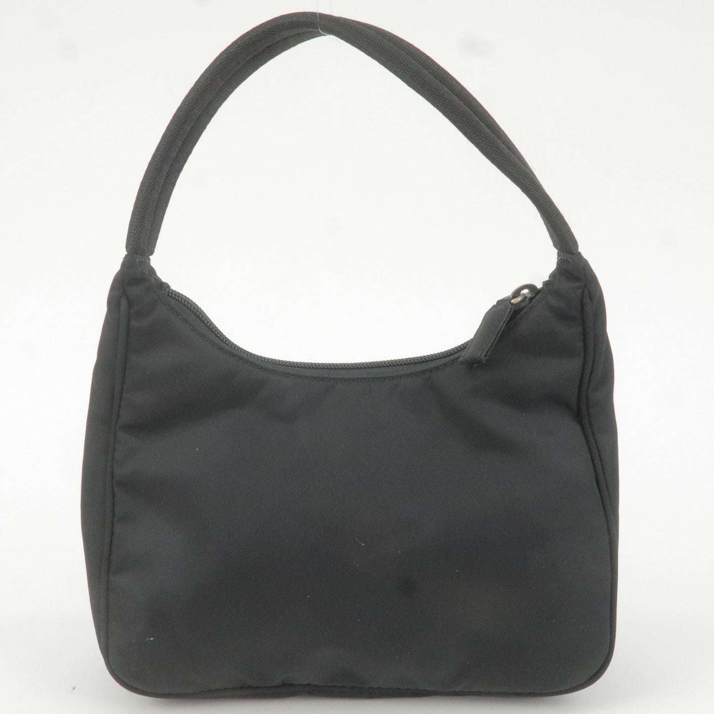 Prada Prada Logo Nylon Pouch Hand Bag Purse Nero Travel Bag