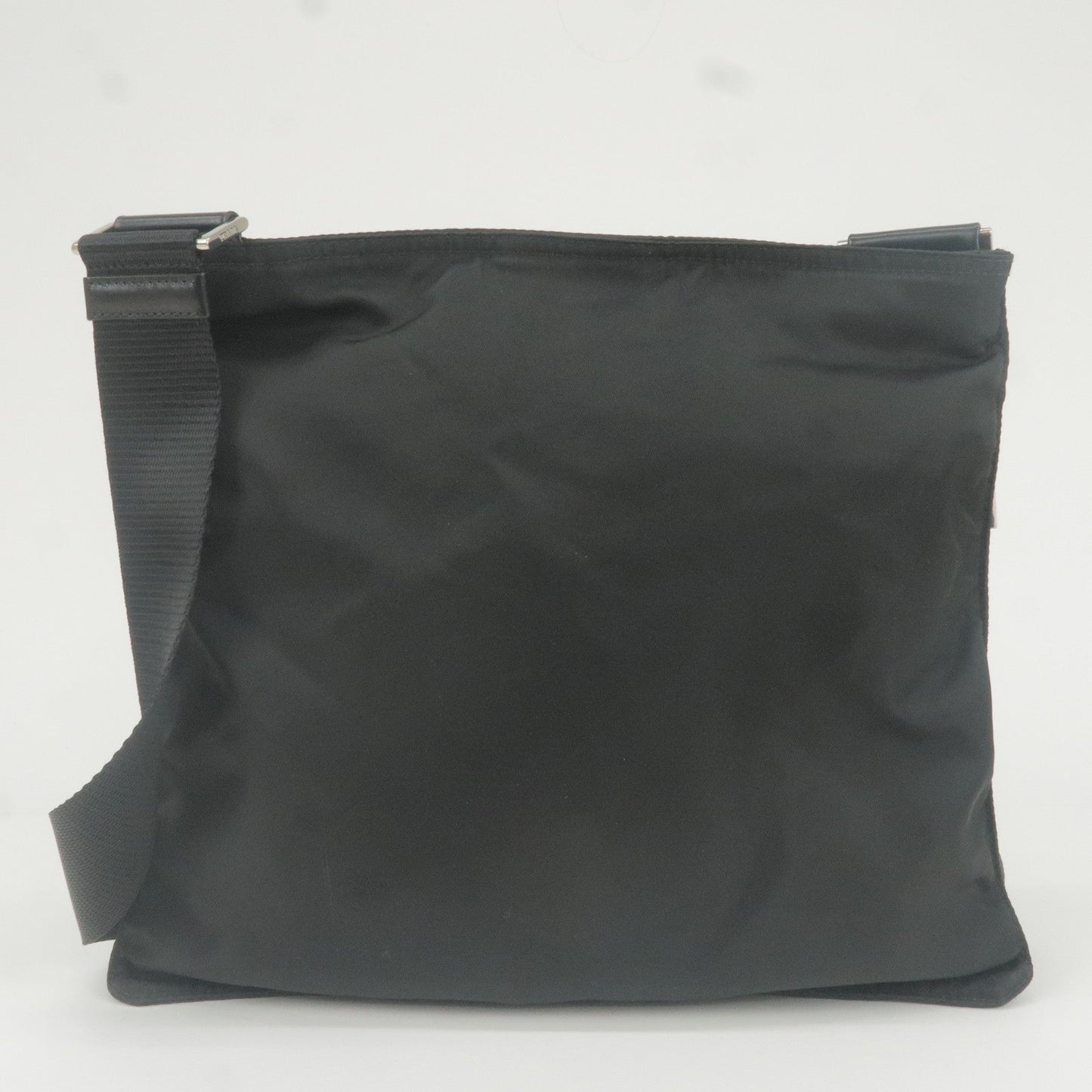 Prada Prada Logo Nylon Leather Shoulder Bag Nero Black 1Bc137 35740 13