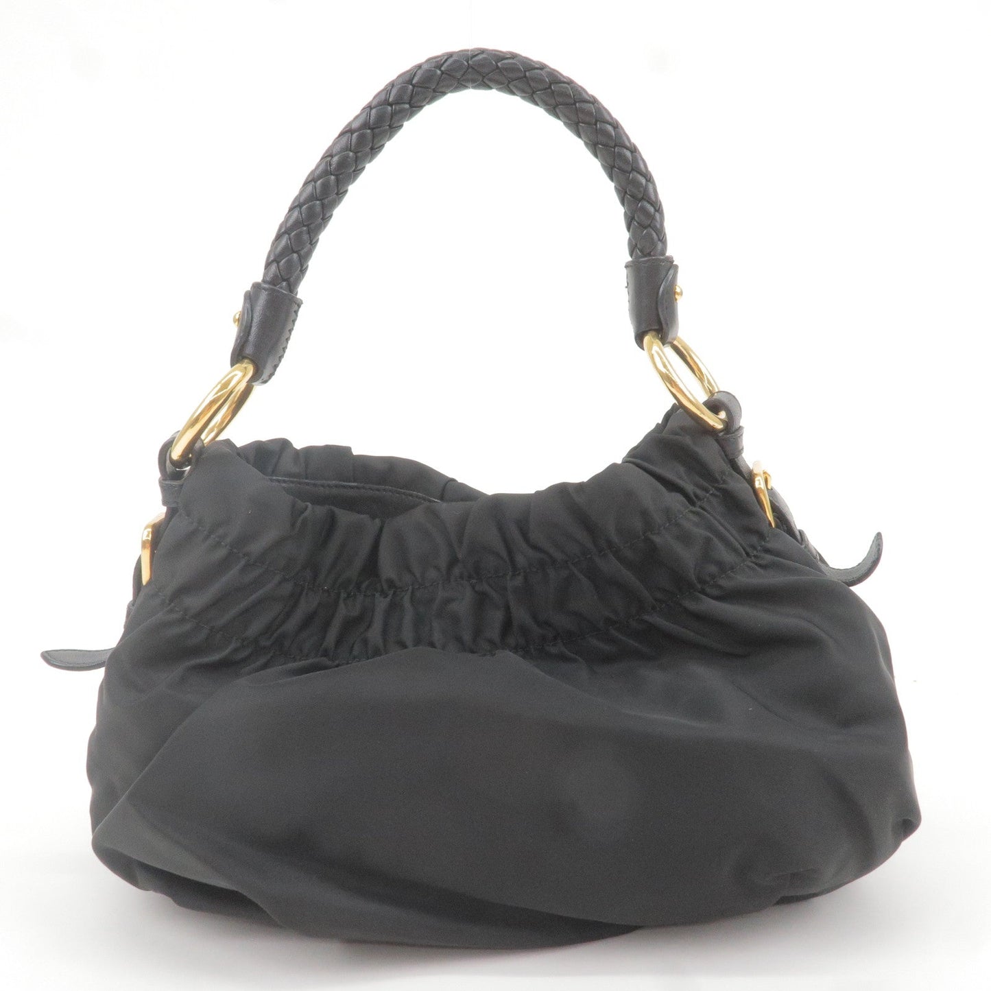 Prada Prada Logo Nylon Leather Shoulder Bag Hand Bag Br4237 36480 5