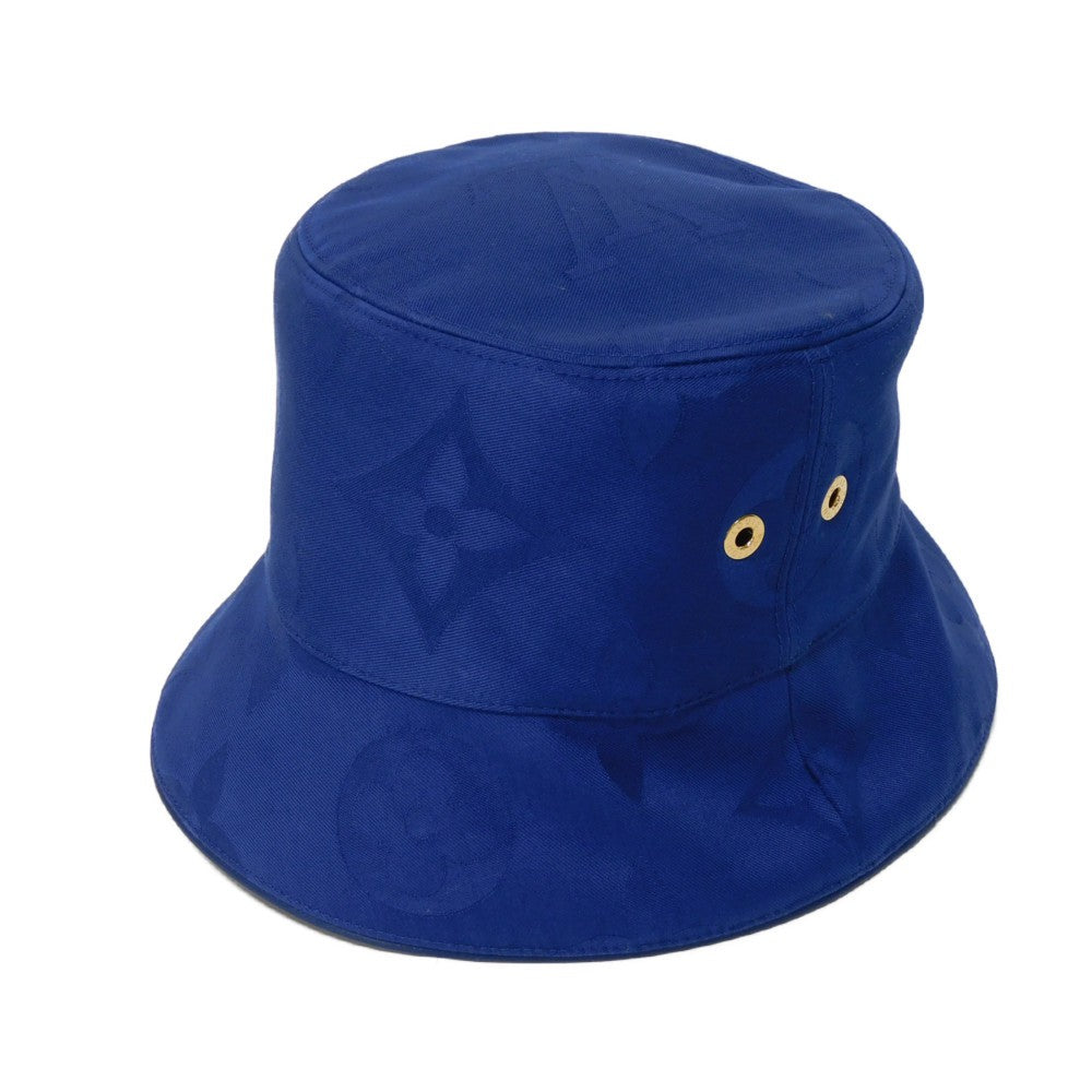 Louis Vuitton M7169M Jacquard M Un d Monogram Cotton White Blue Hat