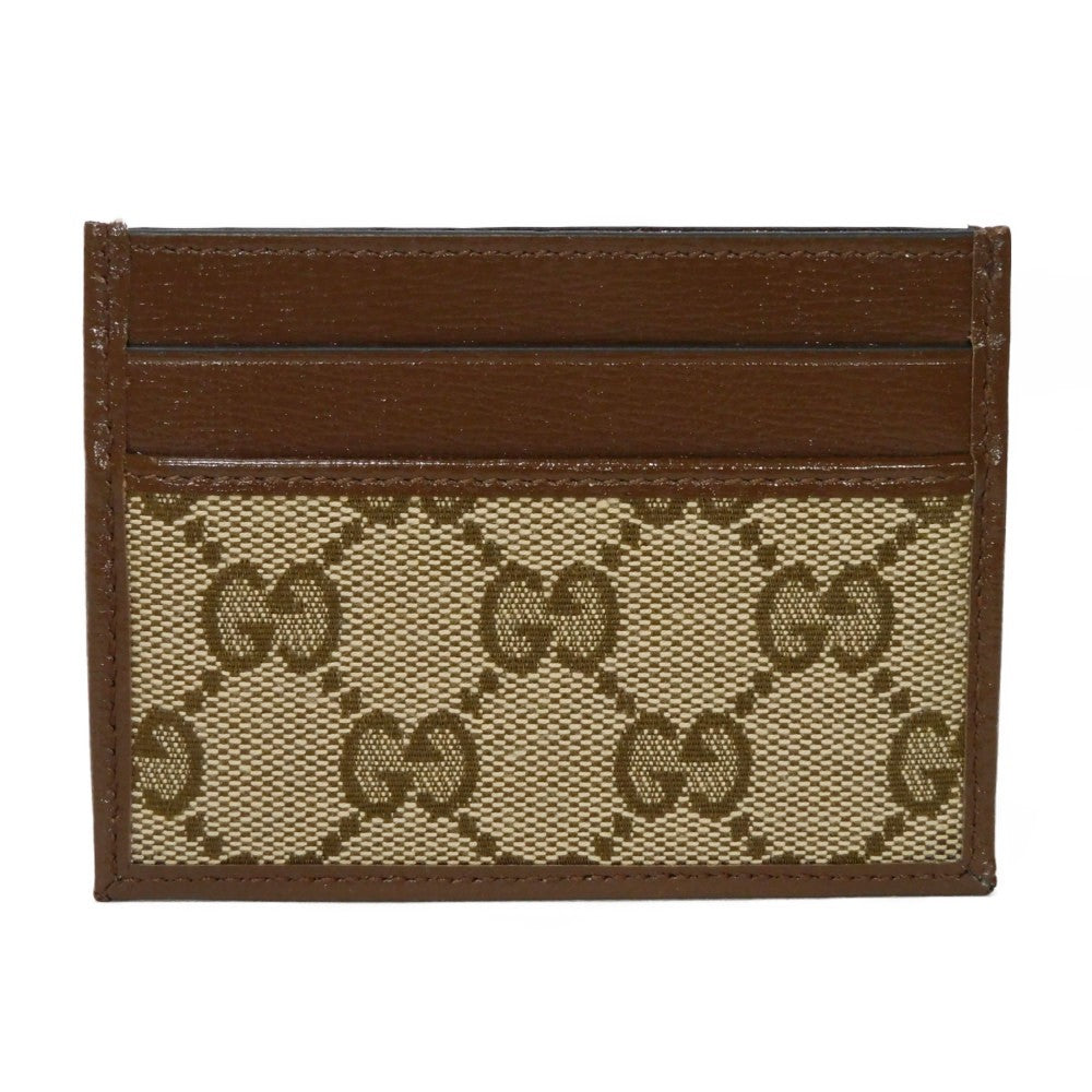 Gucci GY5SN GG x Hacker Project Leather Canvas Calf Beige Wallet Case