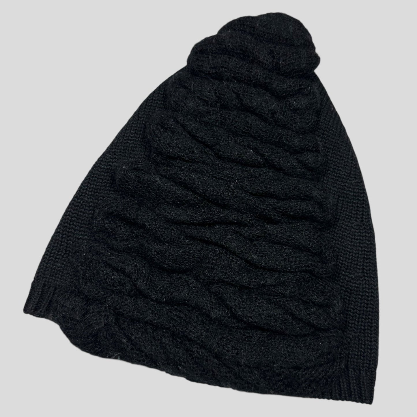 Prada Handbag 3D Wool Textured Beanie