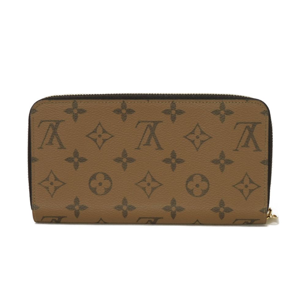 Louis Vuitton Long Purse M82444 Reverse x Monogram Leather Canvas Brown Wallet Case