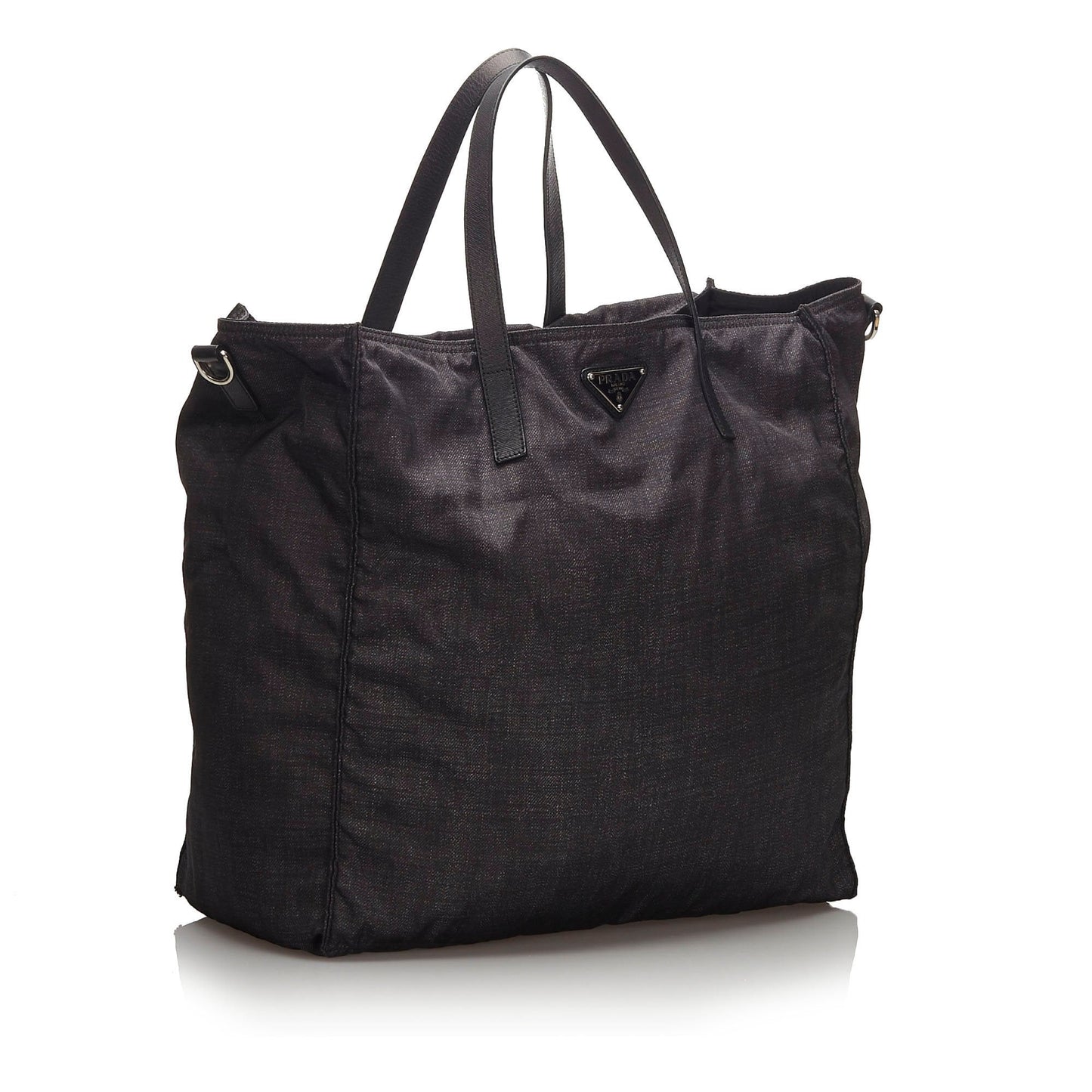 Prada Fabric Tote Bag Italy Nylon Black Bag Italy 6