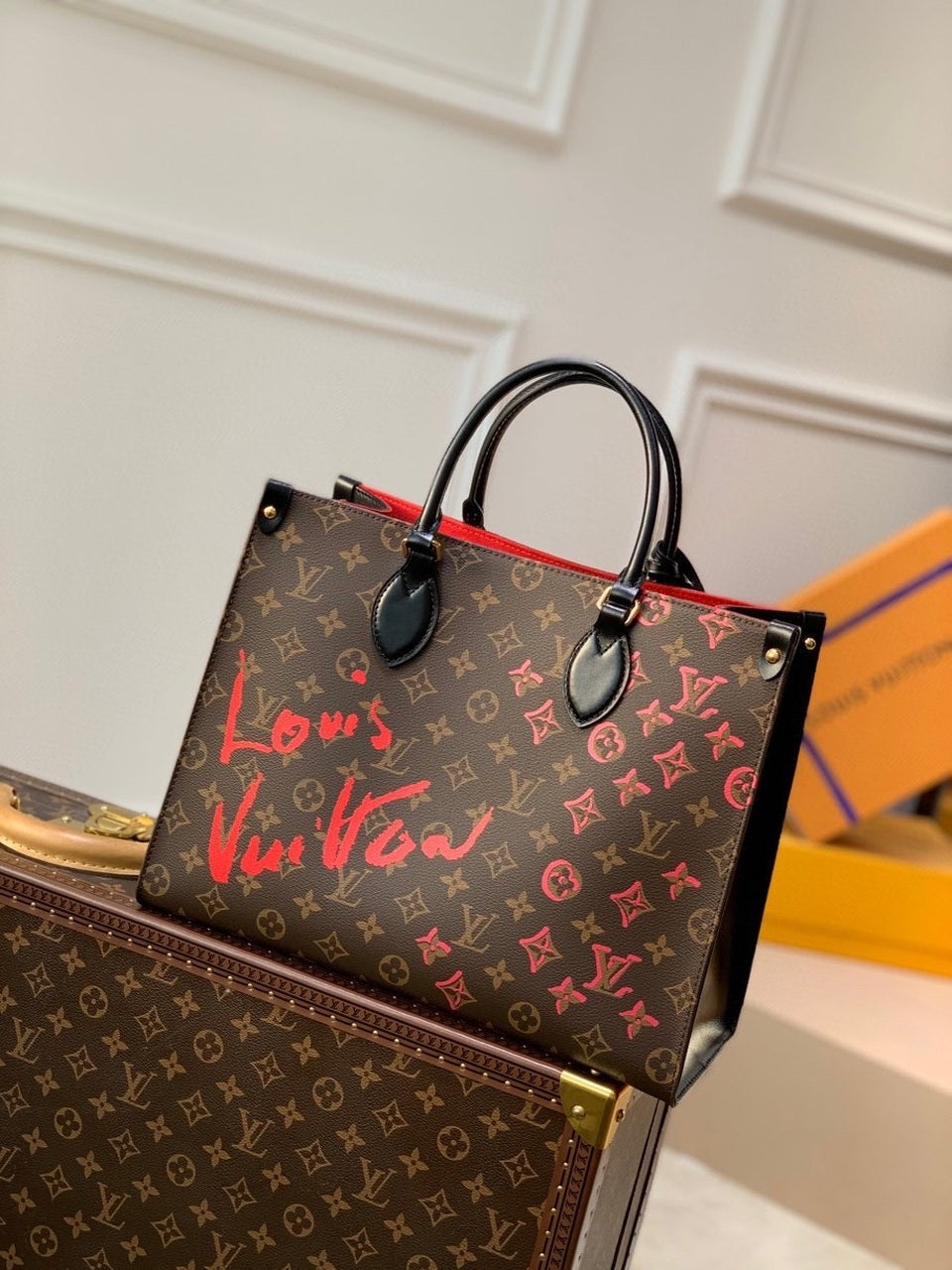 Top Quality Onthego Mm Tote Bag For Canvas Monogram Shoulder Bag