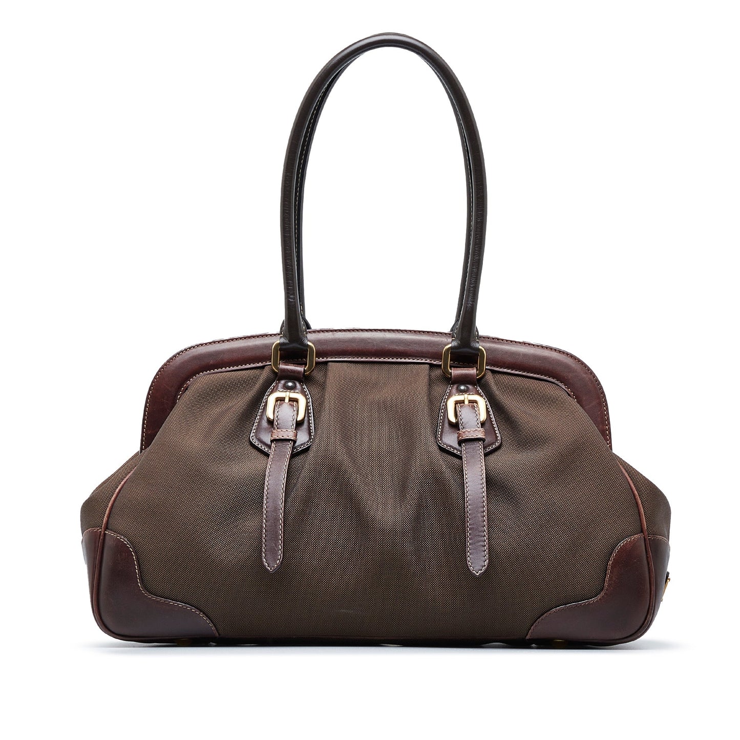 Prada Canapa Shoulder Bag Logo