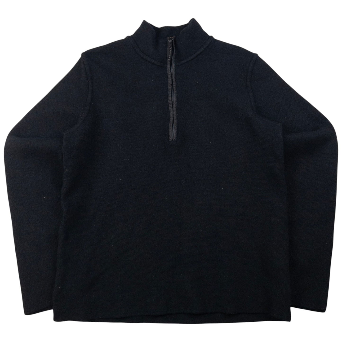 Prada Handbag Sport Q Wool Jumper Womens Black Zip