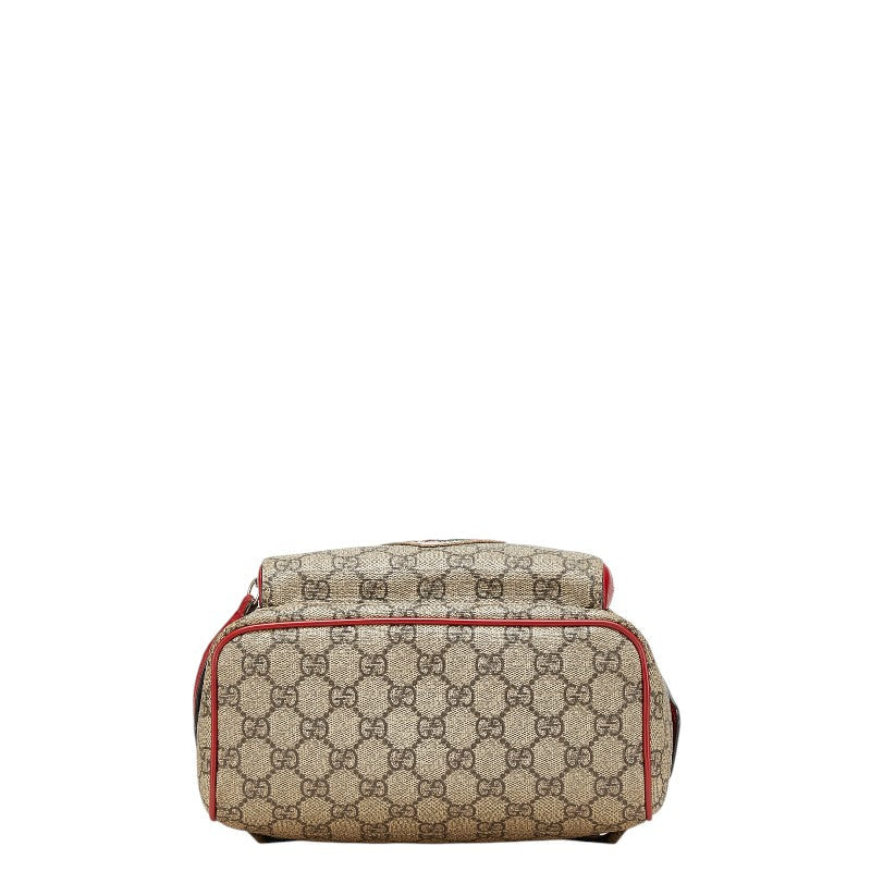 Gucci Supreme Flower Heart Pvc Backpack Leather