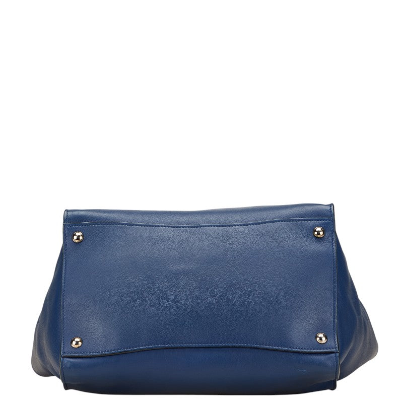 Prada Triangle Plate Handbag Leather Logo Travel Bag Plate Leather Handbag