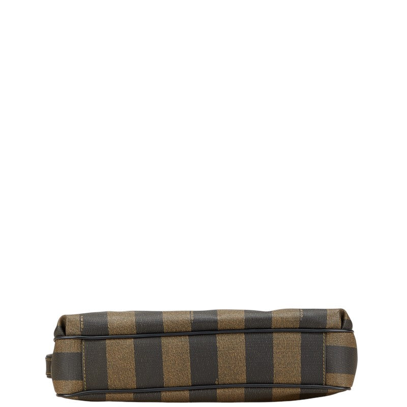 Fendi Pequin Pvc Shoulder Bag Leather