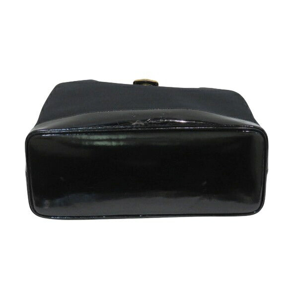 YSL Saint Laurent Yves Enamel Shoulder Bag Nylon
