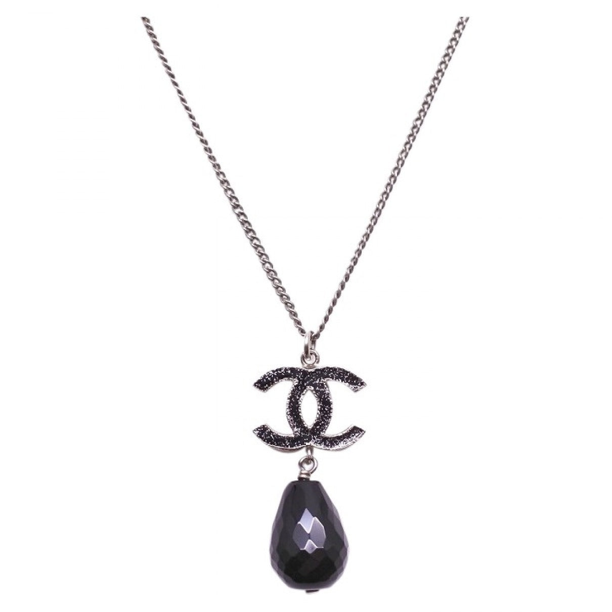 Chanel cc silver silver plated necklaces Jewelry