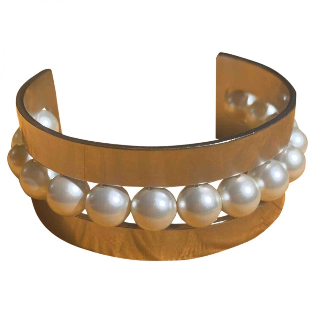 Chanel metallic metal necklaces Jewelry