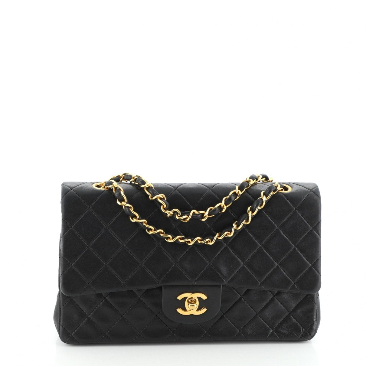timeless/classique black leather handbag Polished