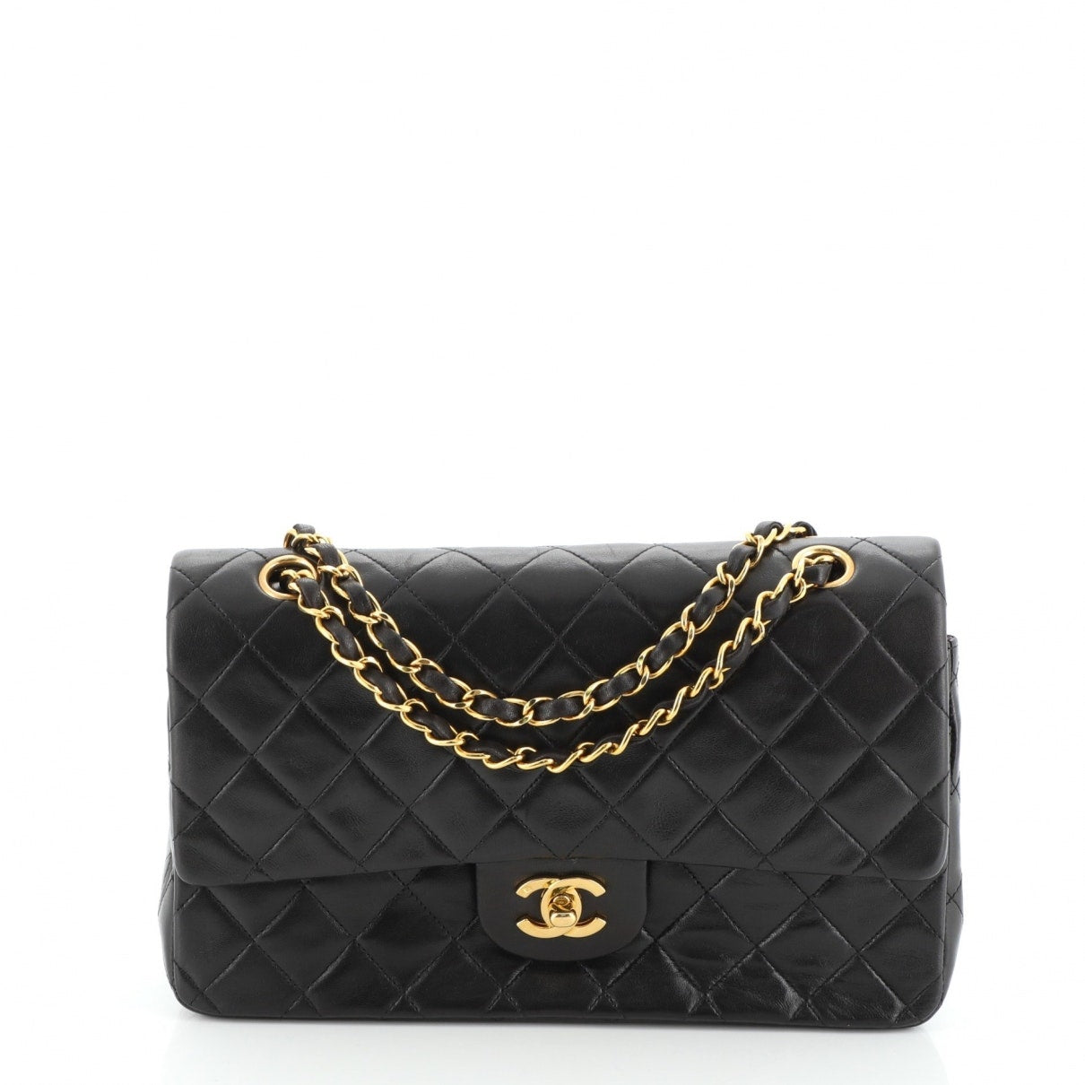 timeless/classique black leather handbag Elegant