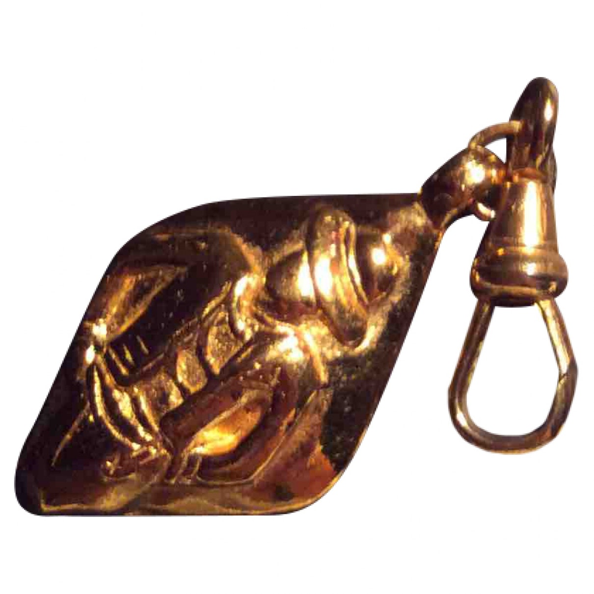 Chanel gold metal pendants Jewelry