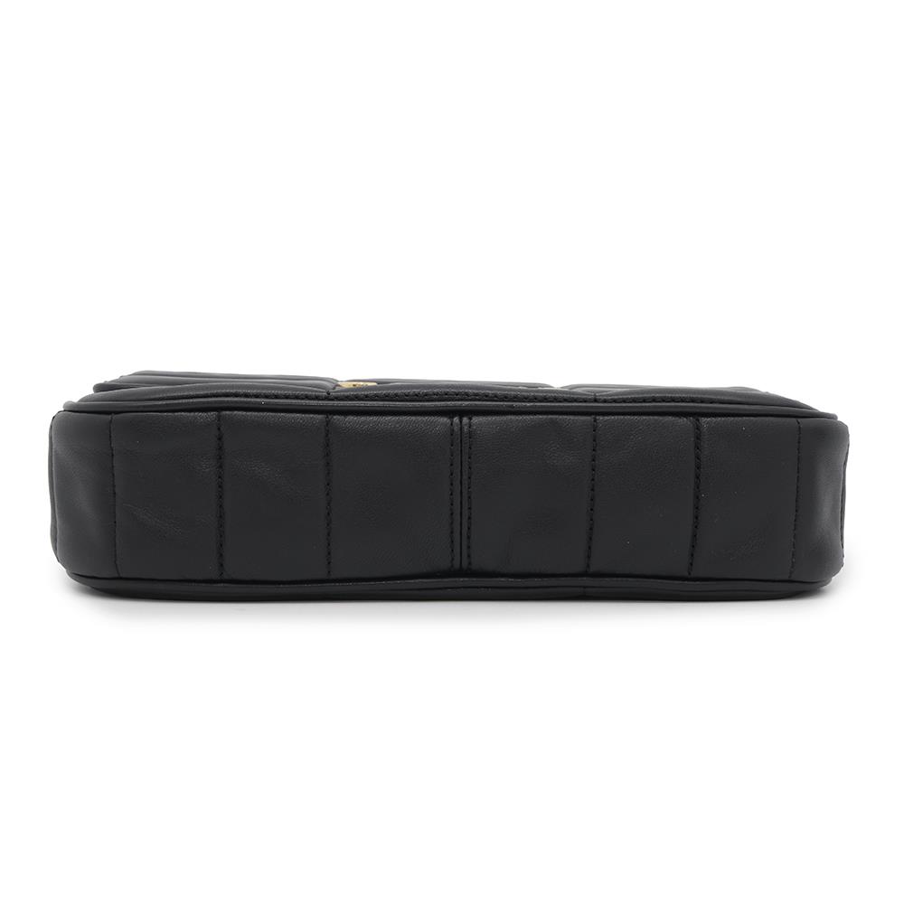 Mono Chrome Shoulder Bag Epz Leather Black