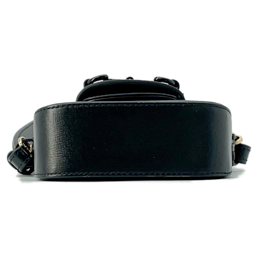 Gucci Horsebit 2WAYShoulder Black726863 Leather Shoulder Bag