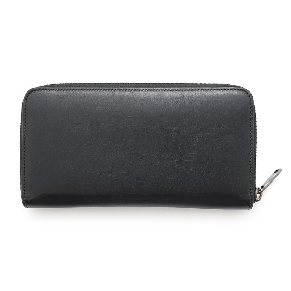 Dior Zip Around Chozai Cloth Ufbc Xla Handbag Leather Black Travel Bag