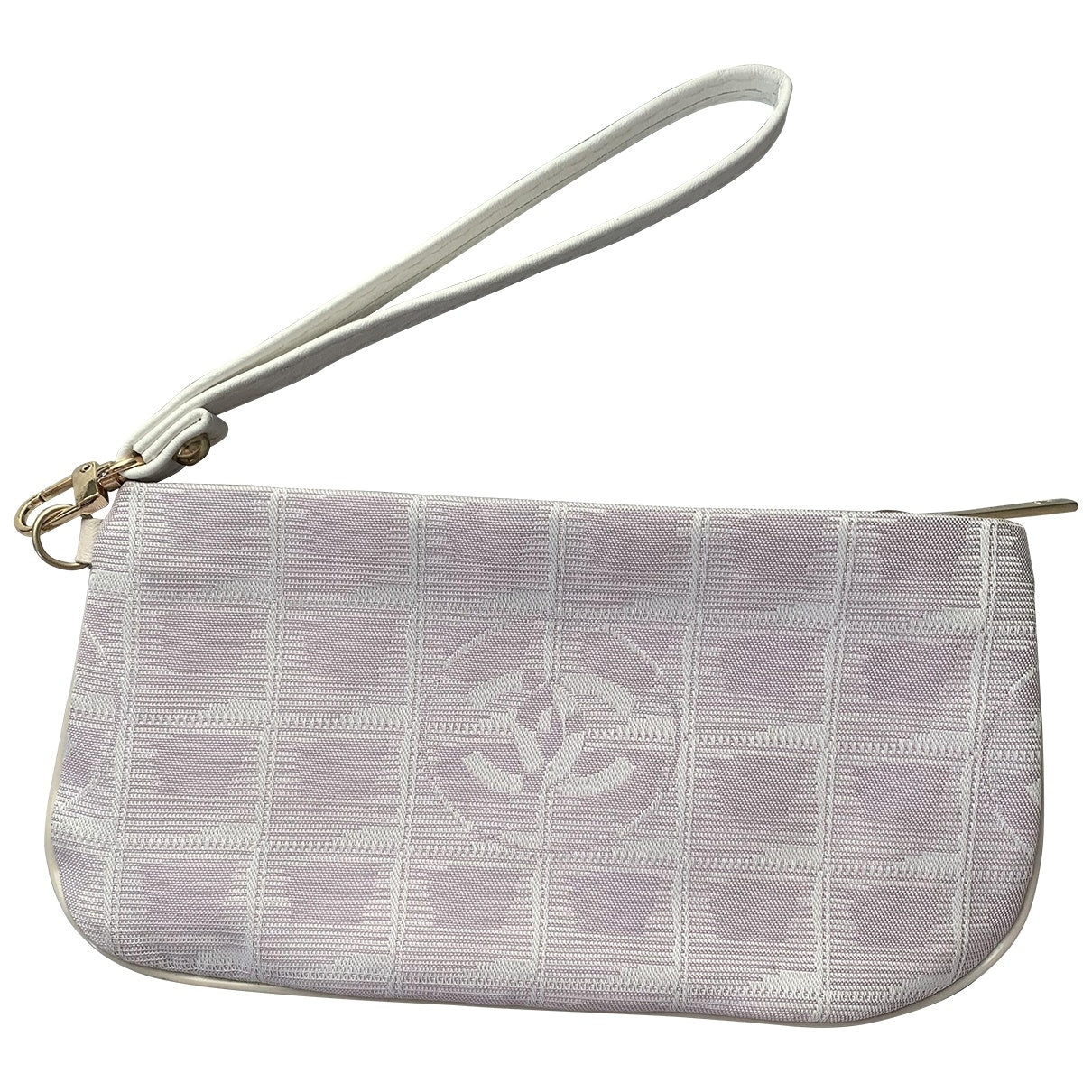 Chanel cloth clutch bag